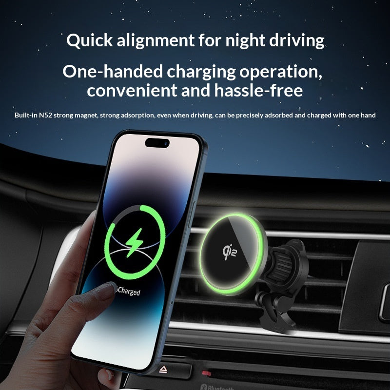 QI2.0 Car Magnetic Wireless Charger — 15W Fast Charging — Prime Trend Market