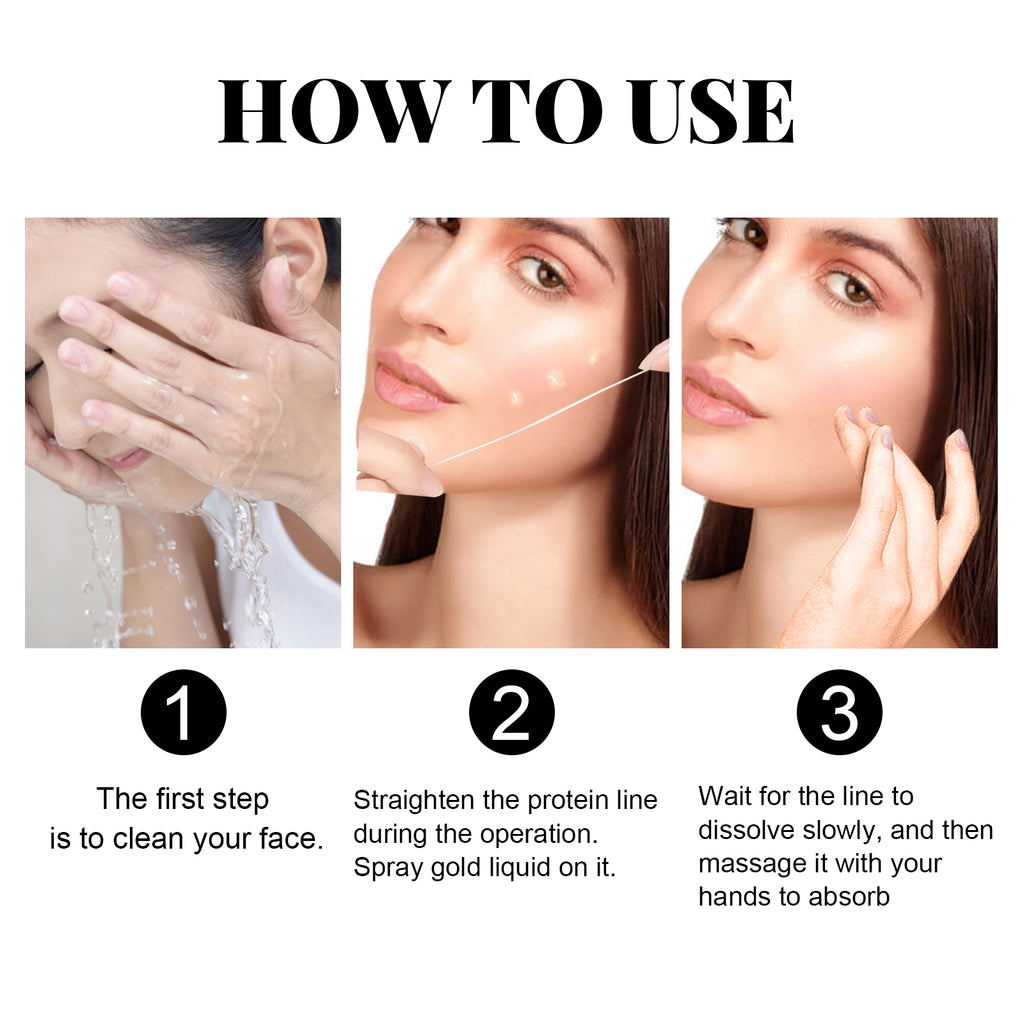 EELHOE Protein Lift Kit — Dissolving Collagen Thread Face Contouring & Firming Serum | Eye Area, Fine Lines & Anti-Wrinkle Treatment (1pc) — Prime Trend Market