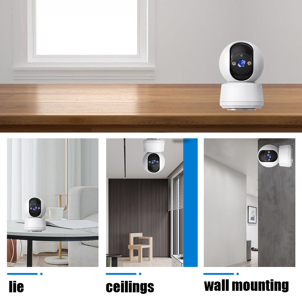 Smart 360° Pan-Tilt HD Security Camera — WiFi & 4G, Remote Control, Indoor Home Surveillance — Prime Trend Market