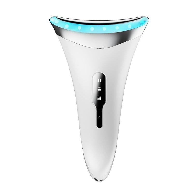 Luxury EMS Tri-Color LED Neck Beauty Device — Lift, Firm & Rejuvenate Neck Skin — Eliza & Tuan