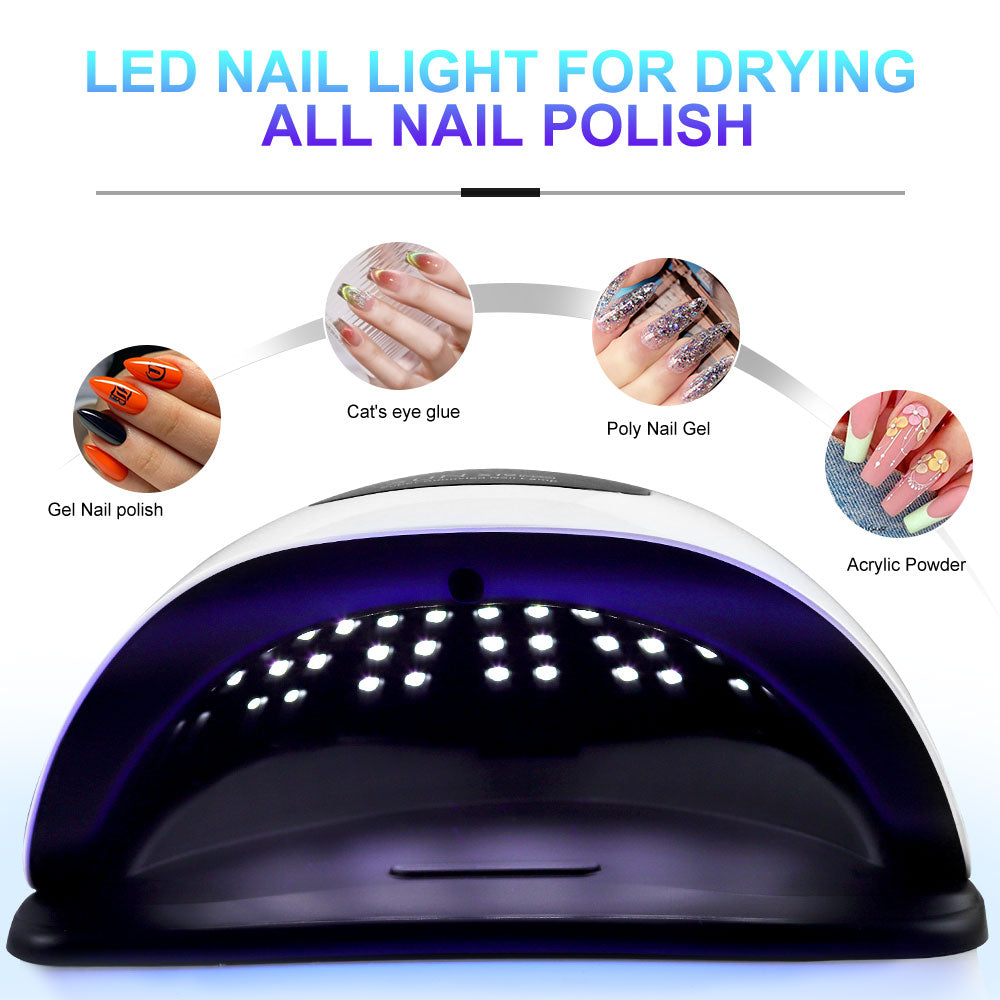UV LED Nail Lamp | 72-81 Beads | Auto Sensor | 4 Timer Settings | Professional Gel Polish Dryer — Prime Trend Market