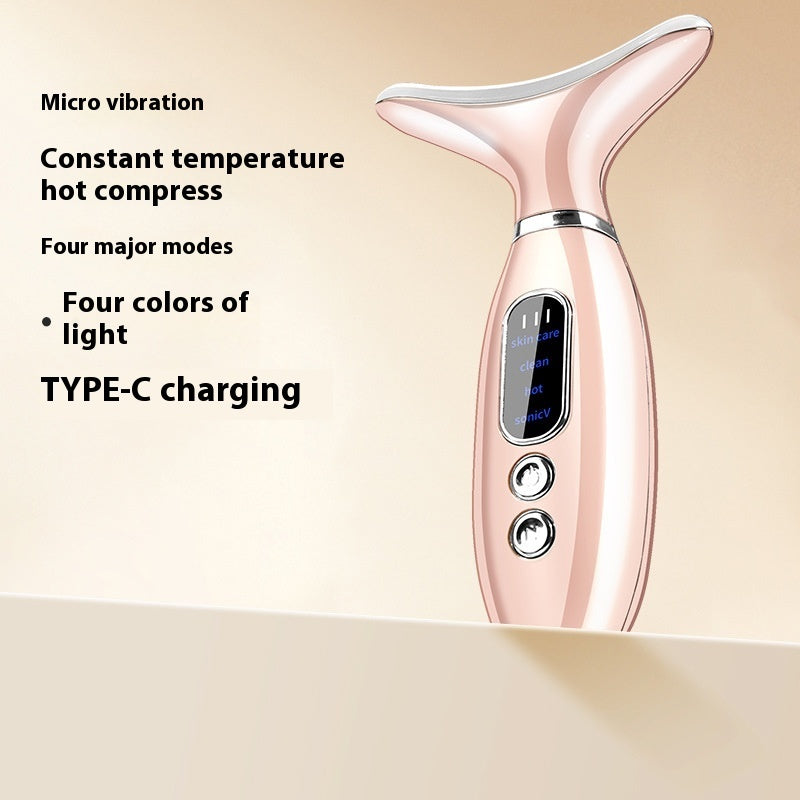 Luxury V-Face & Neck Lifting Beauty Instrument — Vibration Hot Compress Sculpting Device — Eliza & Tuan