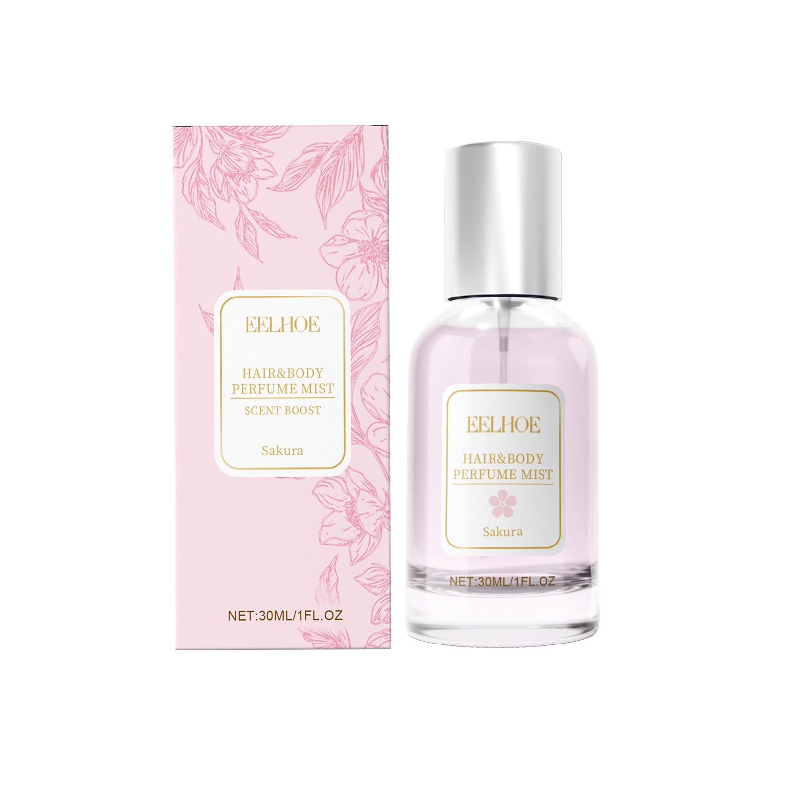 EELHOE Cherry Blossom Body & Hair Perfume Spray — Sakura Niche EDP for Women — Prime Trend Market