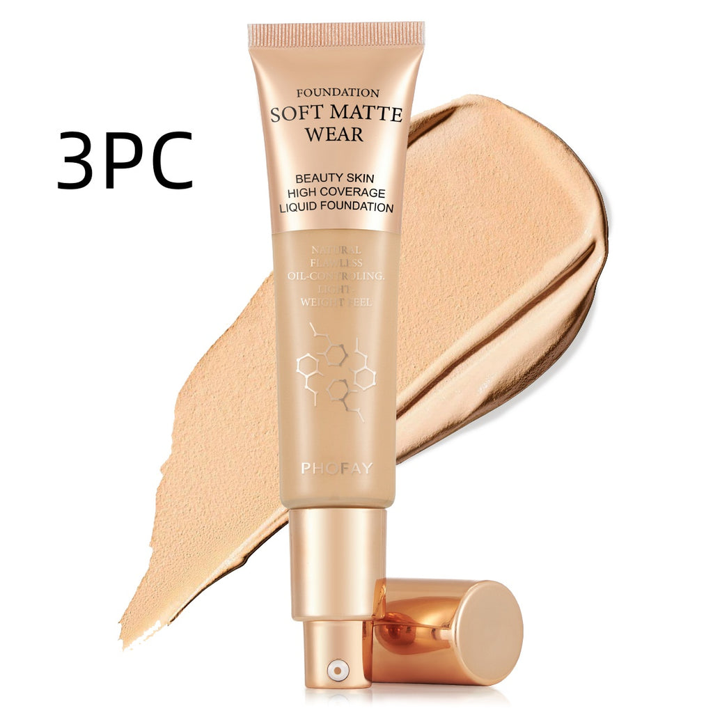 Full Coverage Foundation — Oil-Controlling, Lightweight & Flawless | 10 Shades — Prime Trend Market