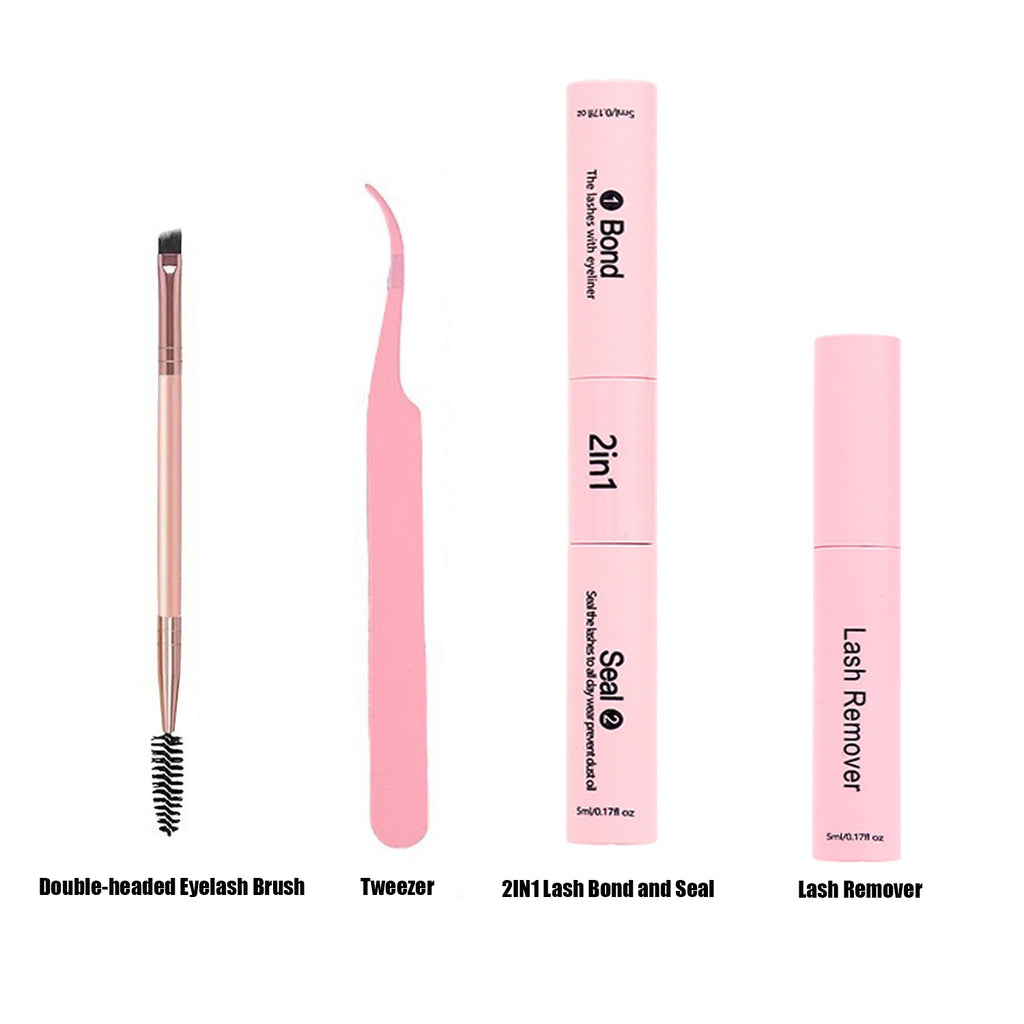DIY Lash Extension Kit — 280pcs Individual Lash Clusters | D Curl, Thick Volume, Natural Look — Prime Trend Market
