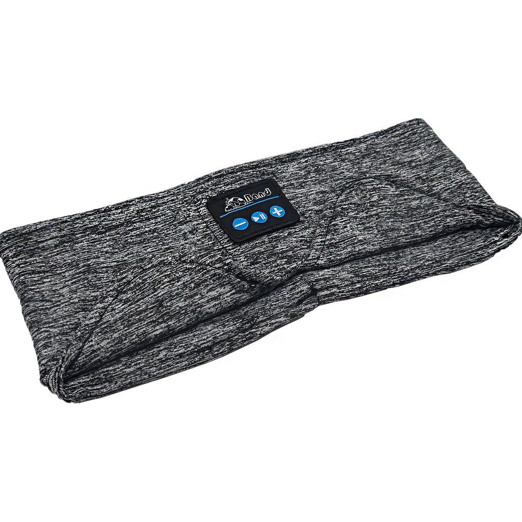 Bluetooth Sleep Headband | Wireless Music Eye Mask | Sleep Headphones | Black & Gray — Eliza & Tuan