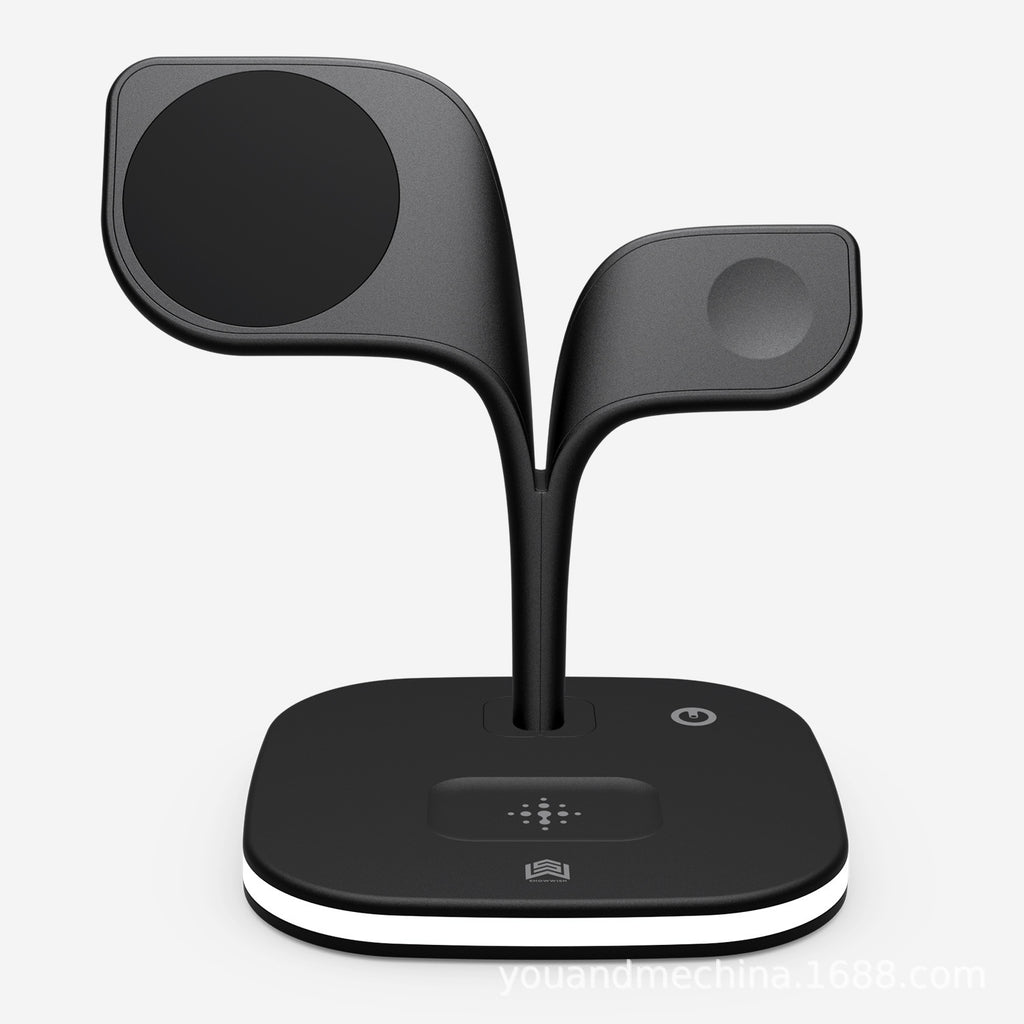 Magnetic 3-in-1 Wireless Charging Station — Phone, Earphones & Watch — Prime Trend Market