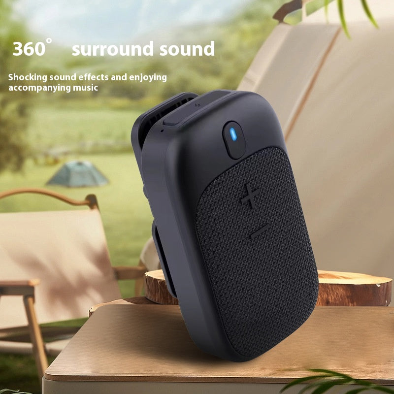 Outdoor Bluetooth Hiking Speaker — Ultra-Lightweight, Portable Subwoofer for Camping & Running — Eliza & Tuan