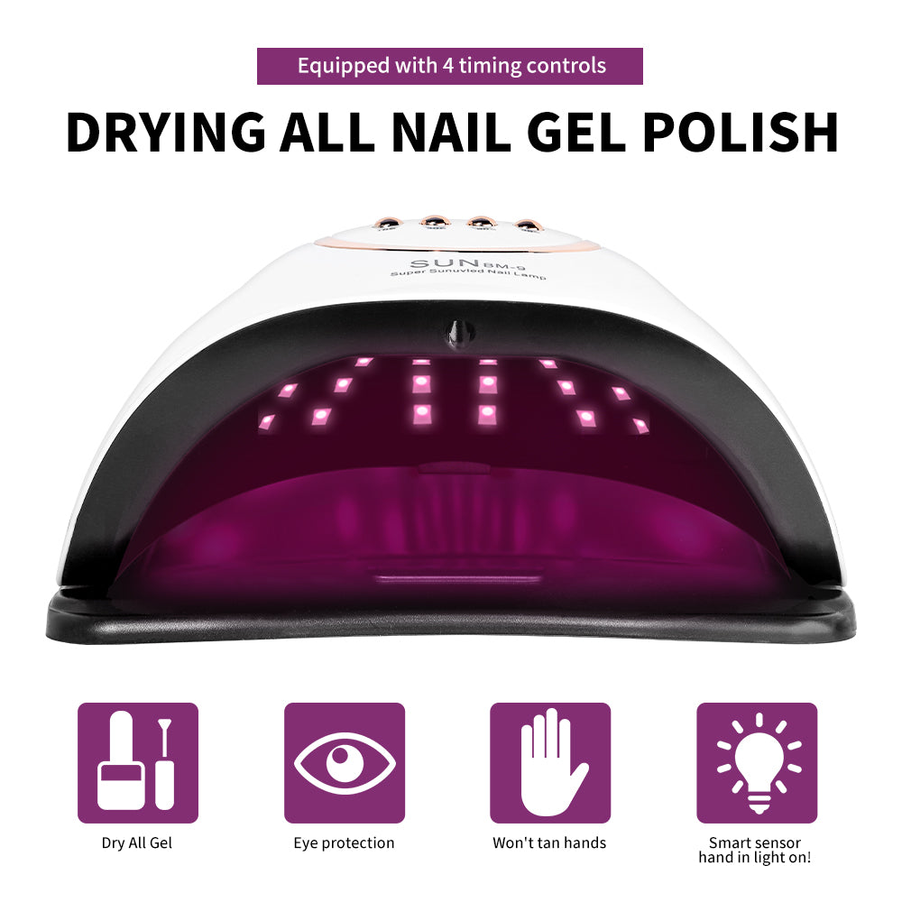 UV LED Nail Lamp – 45 Beads, 4 Timer Settings, LCD Display & Auto Sensor — Prime Trend Market