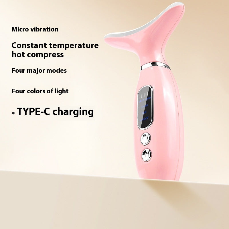 Luxury V-Face & Neck Lifting Beauty Instrument — Vibration Hot Compress Sculpting Device — Eliza & Tuan