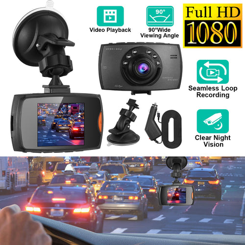 1080P Dash Cam with Night Vision, Loop Recording & 90° Wide Angle – 2.2" LCD Screen — Prime Trend Market