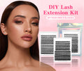 DIY Lash Extension Kit — 280pcs Individual Lash Clusters | D Curl, Thick Volume, Natural Look — Prime Trend Market