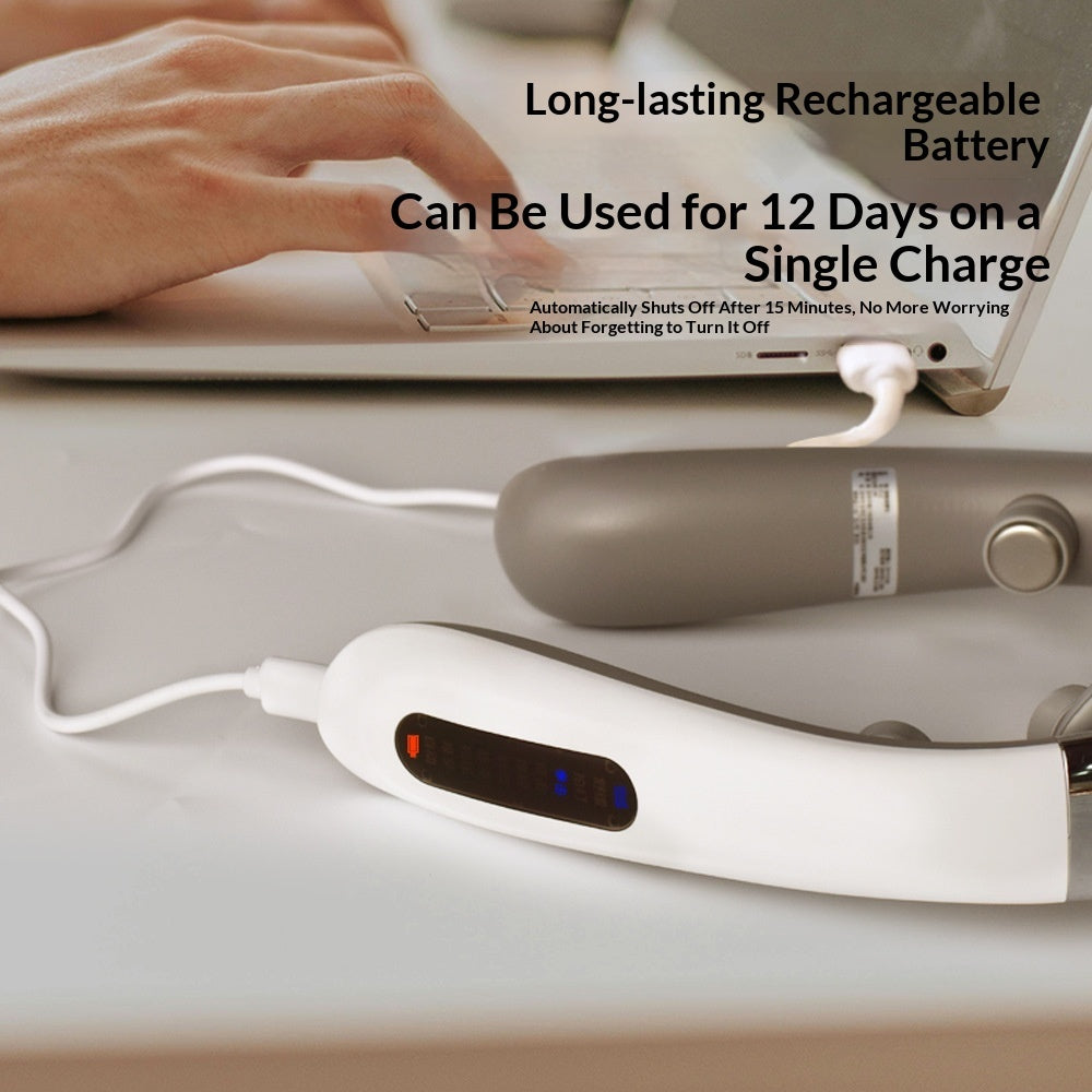 Luxury Low-Frequency Pulse Smart Cervical Massager — Neck Pain Relief, Bluetooth, USB Rechargeable — Prime Trend Market