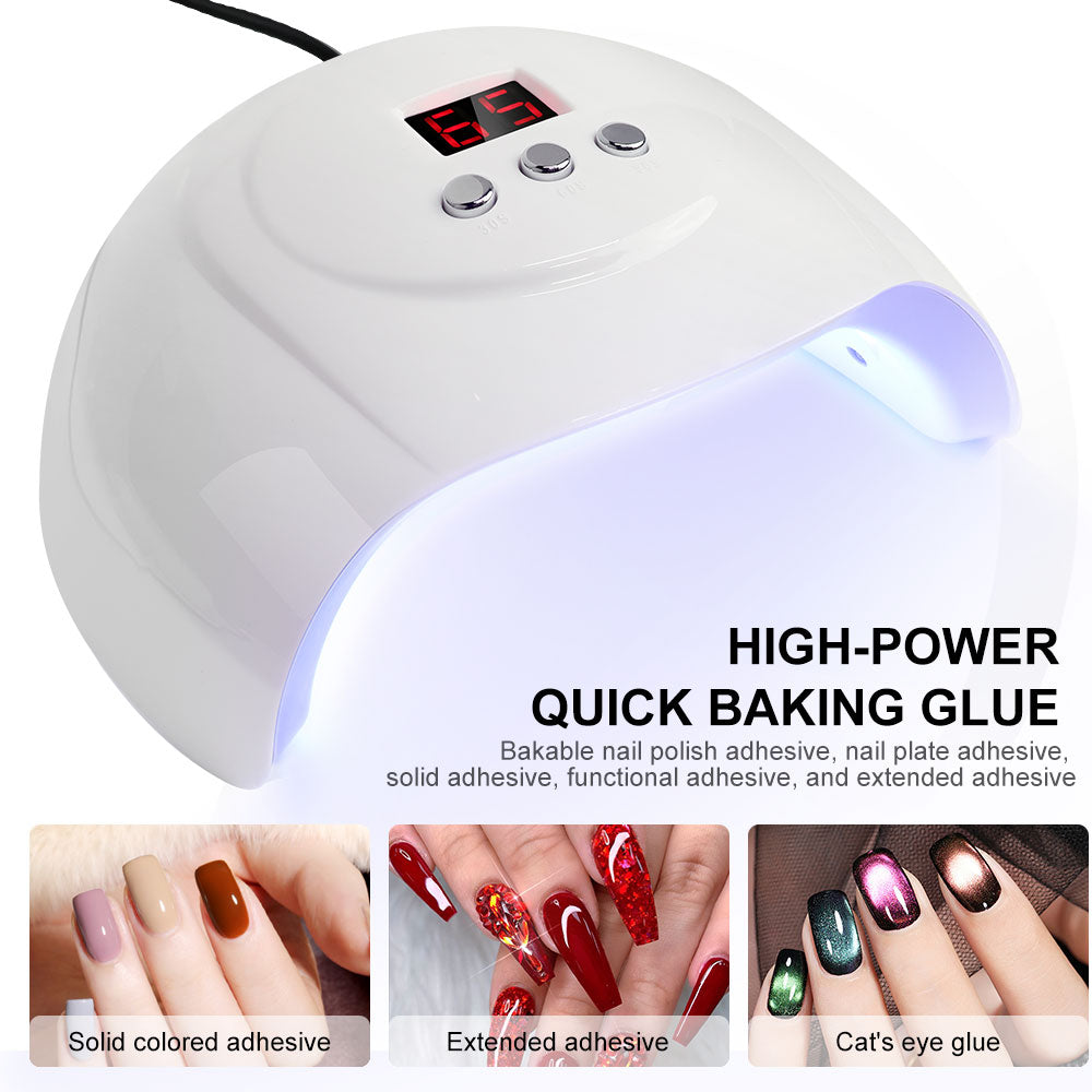 UV LED Nail Lamp – 24 LED 2-in-1 Gel Polish Dryer with 3 Timers & LCD Display — Prime Trend Market