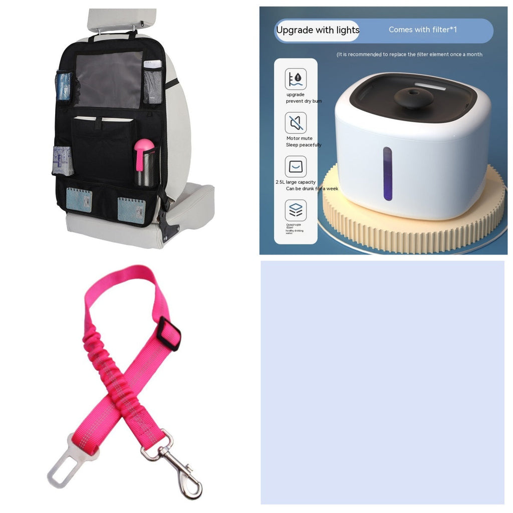 Luxury Smart Pet Water Fountain — Auto-Circulation, LED Light, 7 Colors & 4 Styles — Prime Trend Market