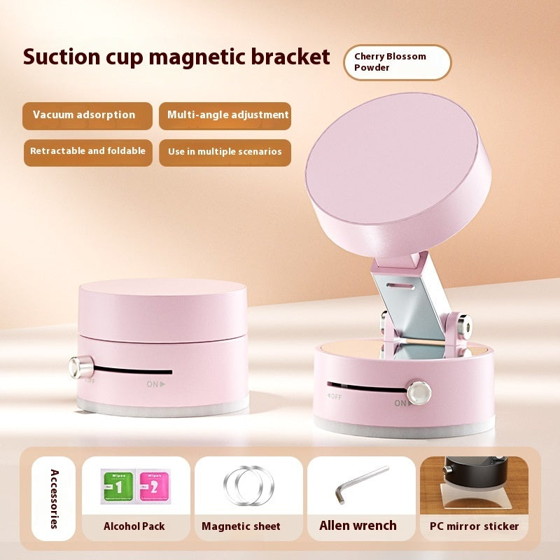 Magnetic Vacuum Car Phone Holder | 360° Adjustable | Foldable Suction Cup | Hands-Free Navigation — Eliza & Tuan