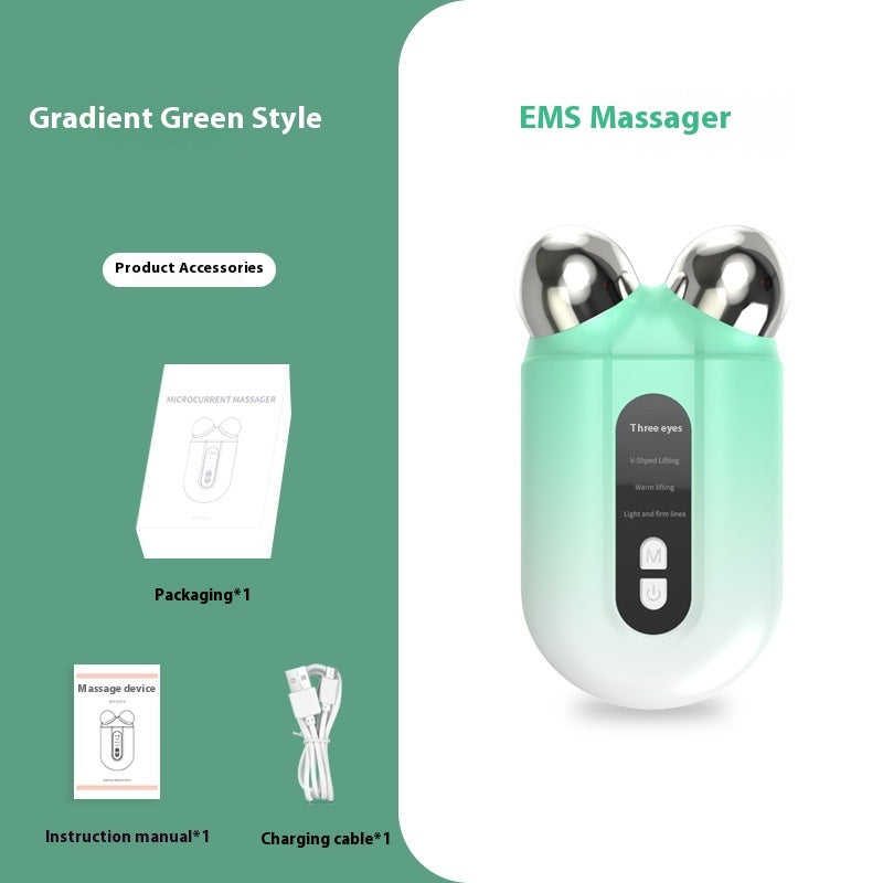 Luxury Microcurrent Face Slimming Device — EMS Facial Lifting & Contouring Beauty Instrument — Eliza & Tuan