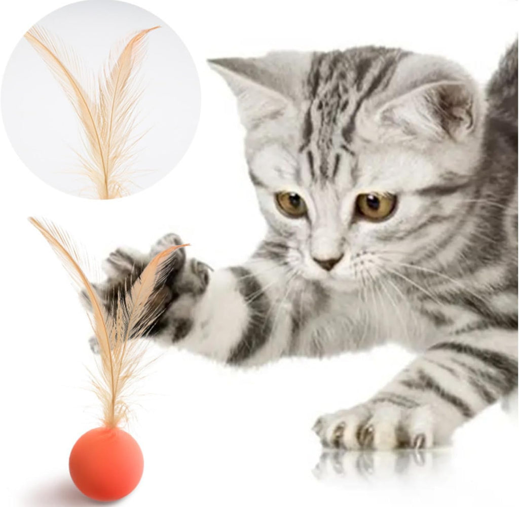 PawBounce High Elastic Jumping Ball Cat Toy – Interactive Colorful Rubber Ball for Cats & Dogs | 3 Colors — Prime Trend Market