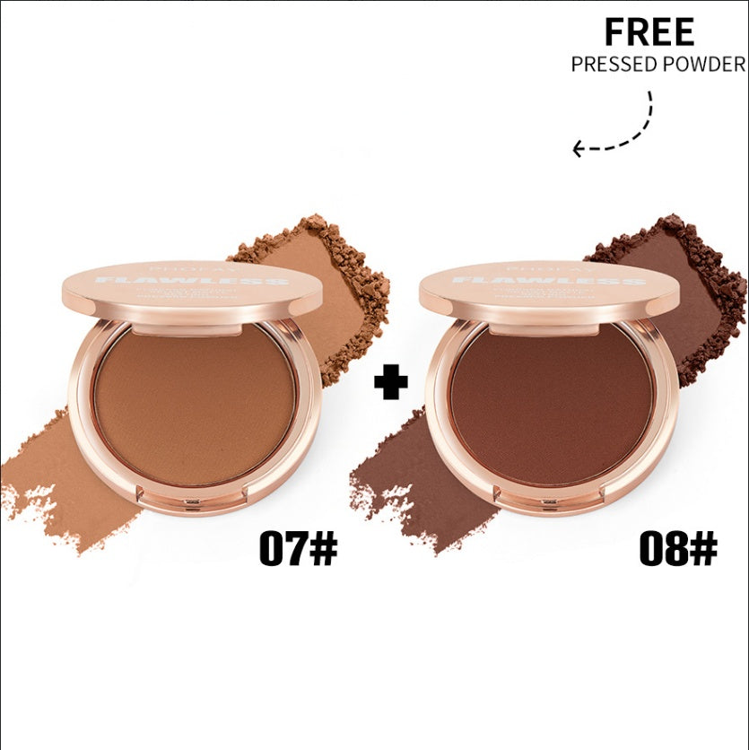 PHOFAY Matte Setting Pressed Powder — Flawless Oil-Control Finish — Prime Trend Market