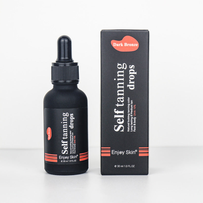 Natural Self Tanning Drops with Hyaluronic Acid — Sunless Bronzing Glow for Face & Body | Streak-Free, No Orange Hues (30ml) — Prime Trend Market
