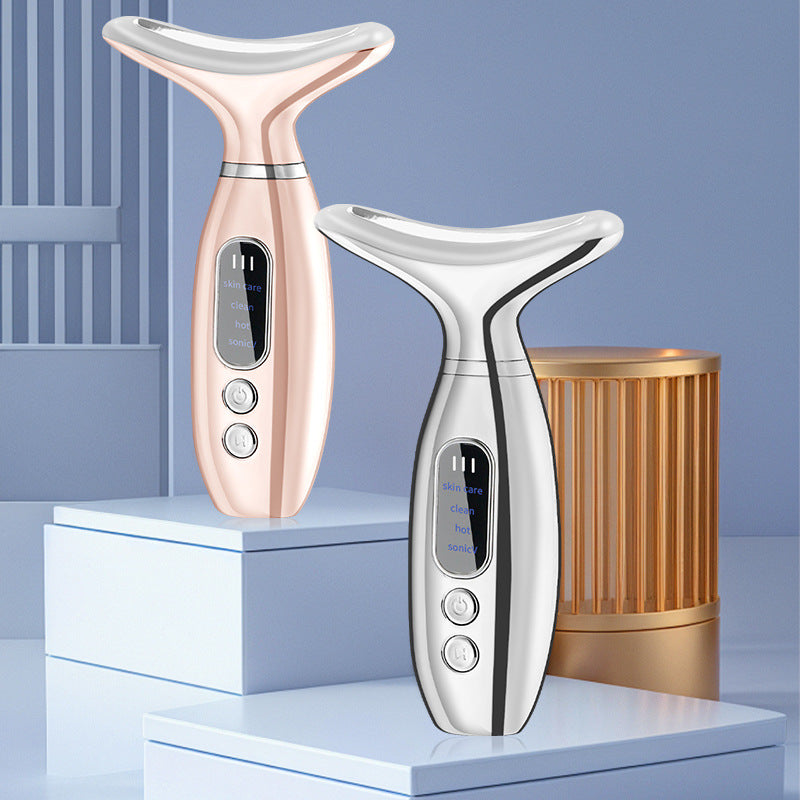 Luxury V-Face & Neck Lifting Beauty Instrument — Vibration Hot Compress Sculpting Device — Eliza & Tuan