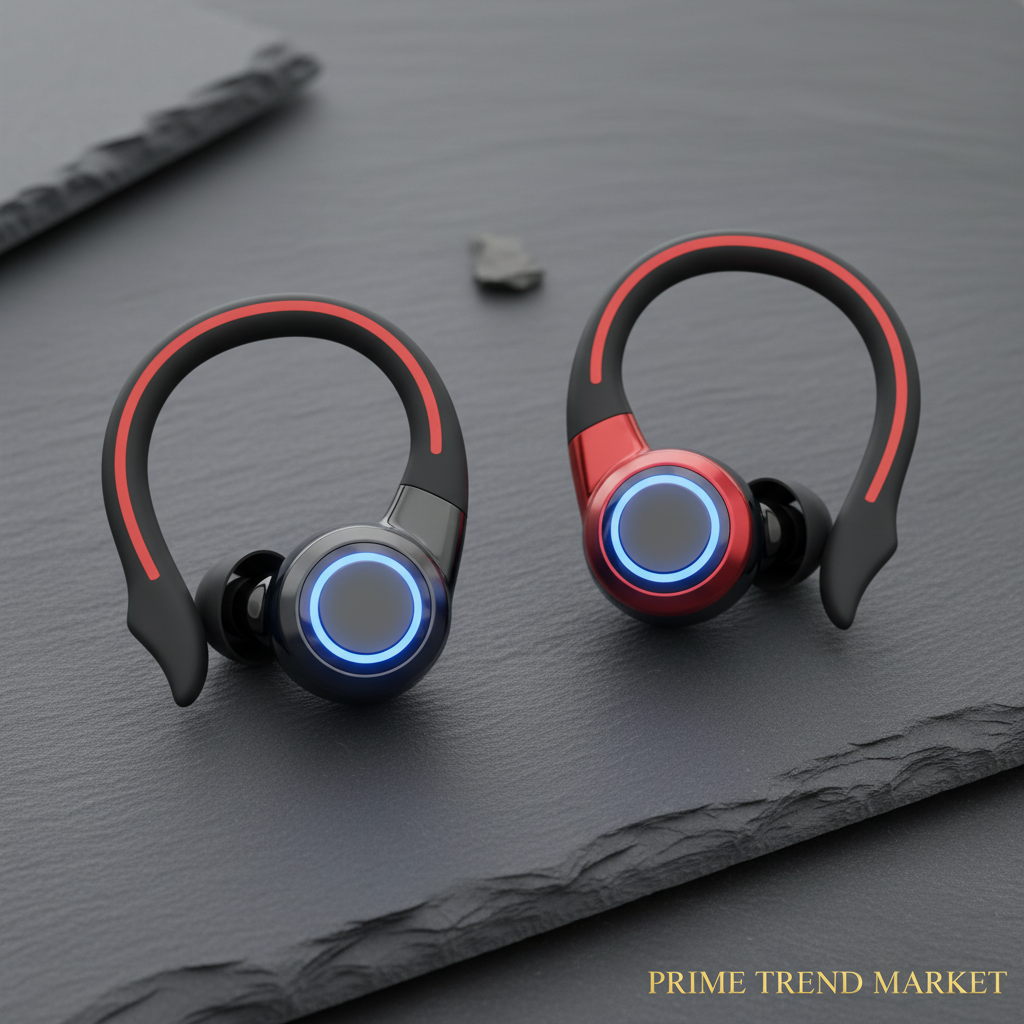 Wireless Bluetooth 5.1 Earpiece | Hook Headset | Stereo | Noise Cancelling | Left & Right Ear — Prime Trend Market