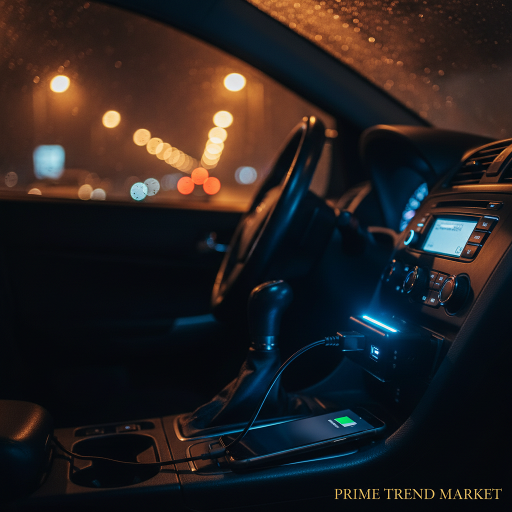Wireless Car Bluetooth FM Transmitter | MP3 Audio | USB Charger | Hands-Free Calling — Prime Trend Market