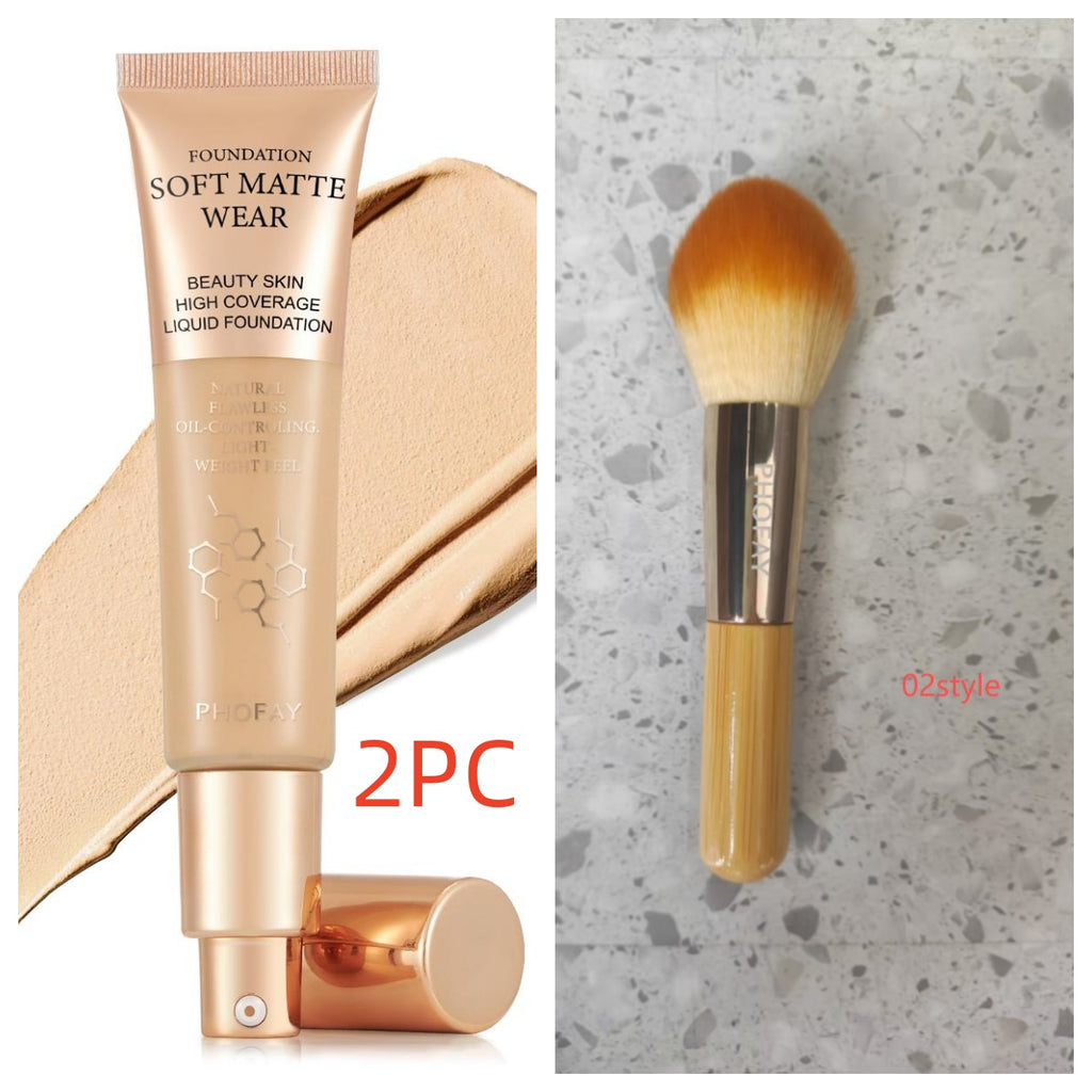Full Coverage Foundation — Oil-Controlling, Lightweight & Flawless | 10 Shades — Prime Trend Market
