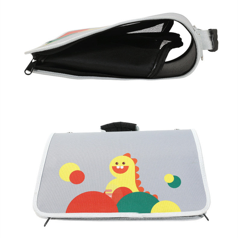 Luxury Pet Carrier Bag – Cute Foldable Cat & Small Dog Shoulder Bag — Prime Trend Market