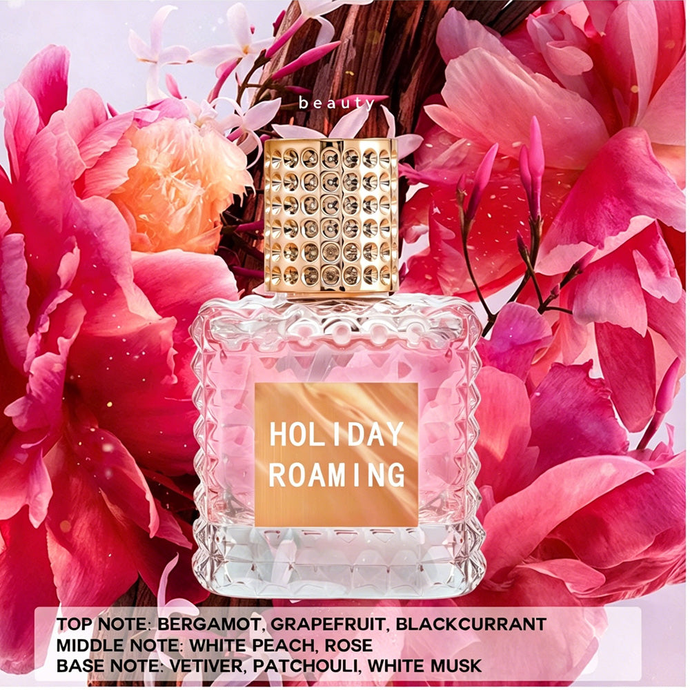 Holiday Roaming Eau de Parfum for Women — Floral Fruity Perfume | Bergamot, Peach & Musk | 50ml — Prime Trend Market
