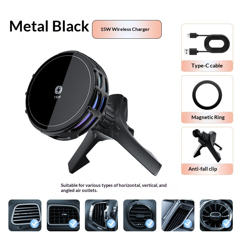 15W Magnetic Wireless Car Mount — Mirror Finish — Prime Trend Market
