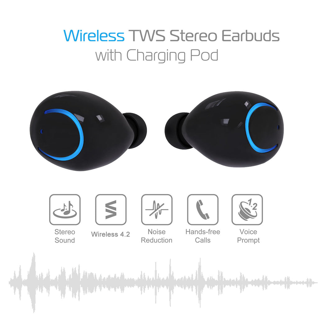 Wireless TWS Stereo Earbuds | Bluetooth 5.0 | True Wireless with Charging Case — Prime Trend Market