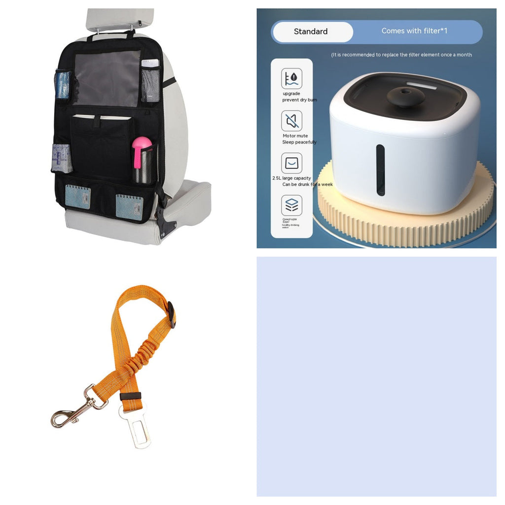 Luxury Smart Pet Water Fountain — Auto-Circulation, LED Light, 7 Colors & 4 Styles — Prime Trend Market