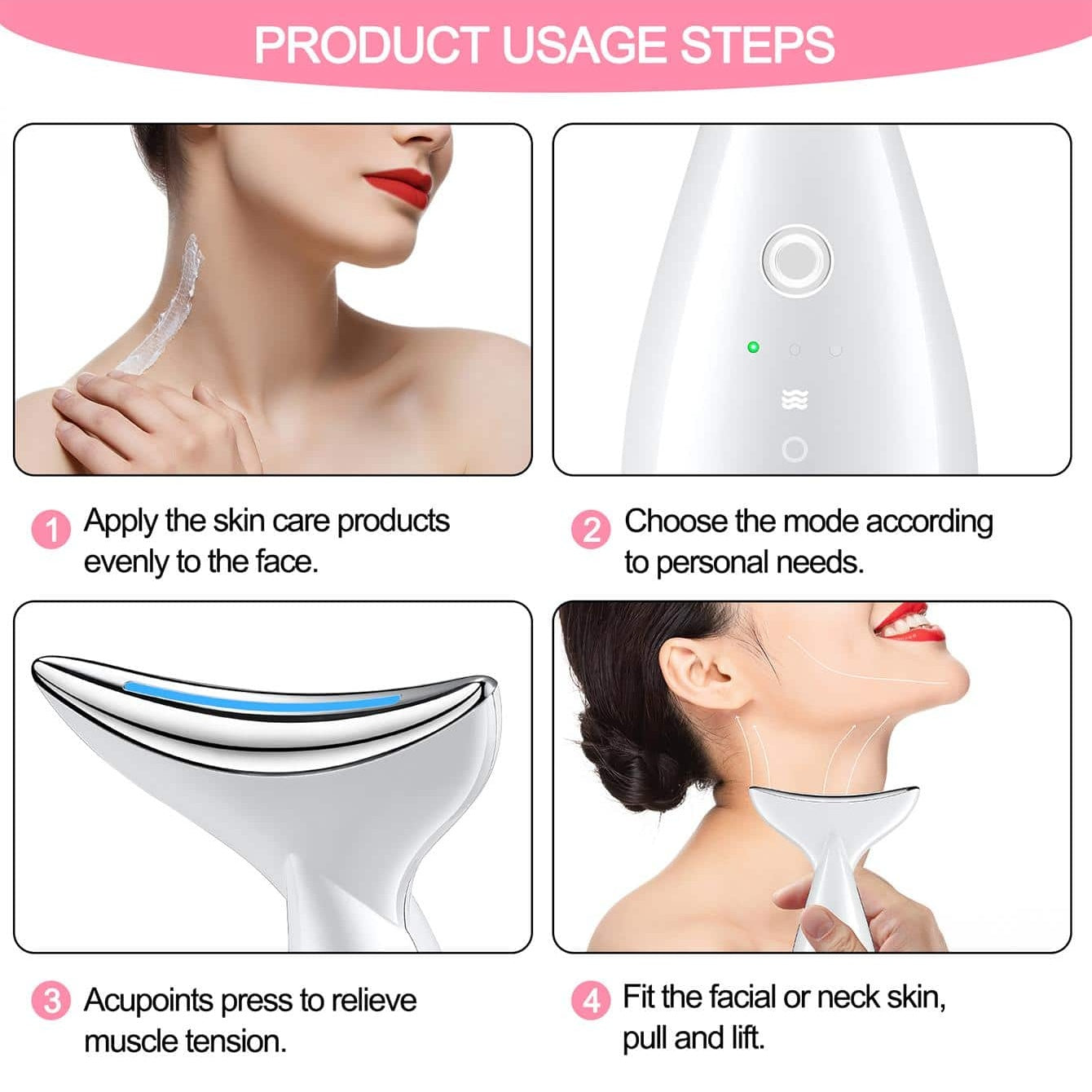 Face & Neck Tightening Device — Firm, Lift & Tighten Sagging Skin for Women & Men — Prime Trend Market