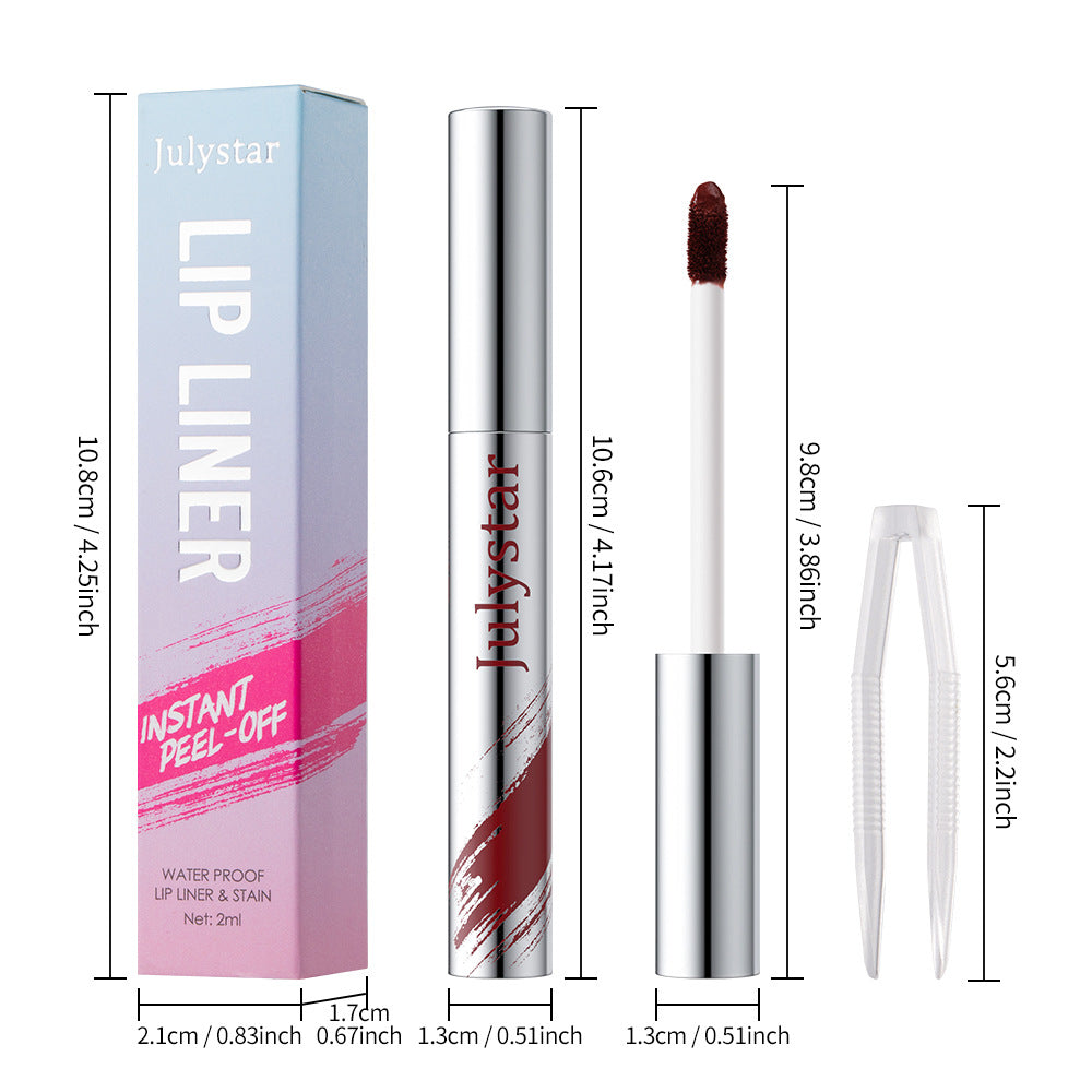 Peel Off Lip Liner – Matte Liquid Lip Tattoo Stain | Waterproof, Long-Lasting & Smudge-Proof | 5 Shades — Prime Trend Market