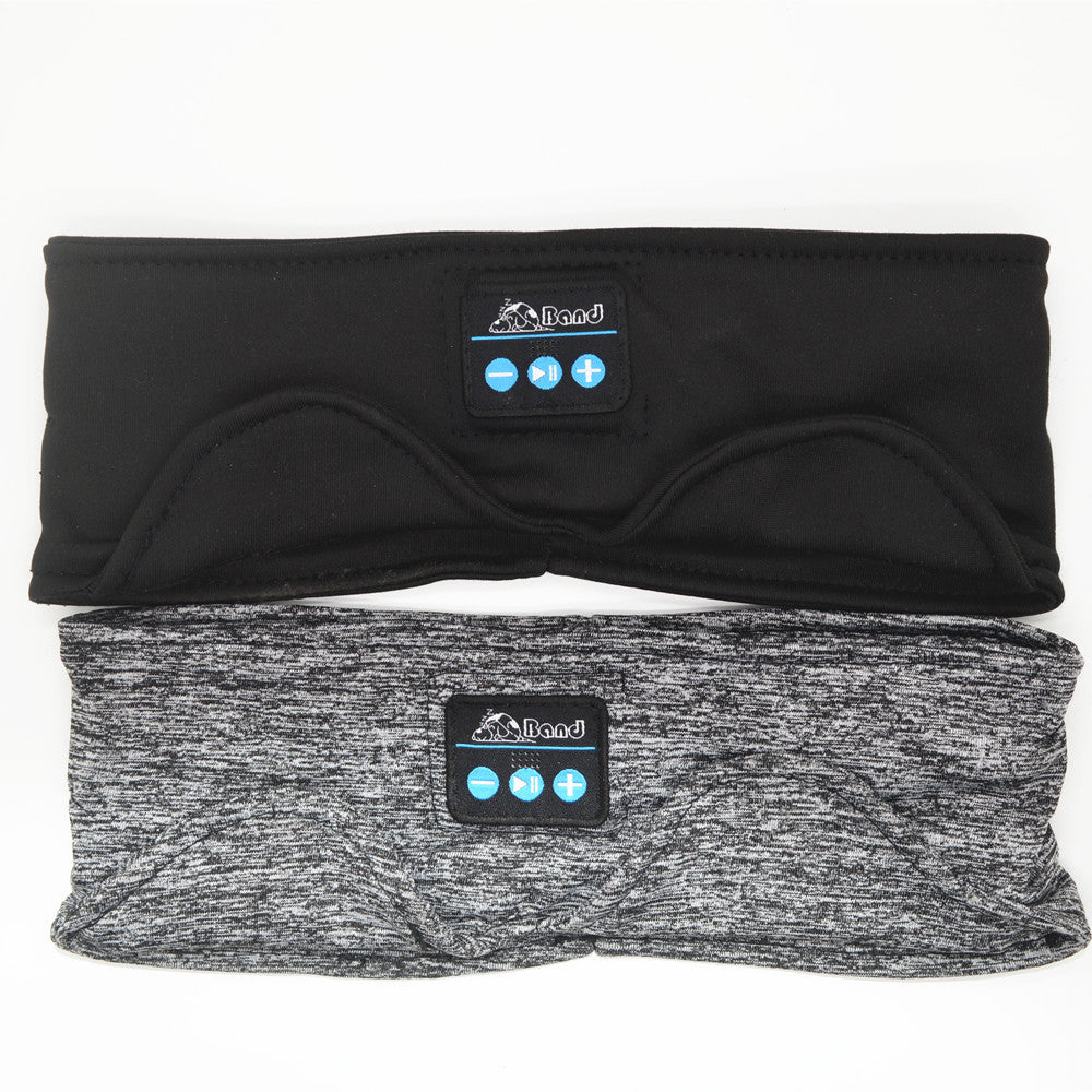 Bluetooth Sleep Headband | Wireless Music Eye Mask | Sleep Headphones | Black & Gray — Eliza & Tuan