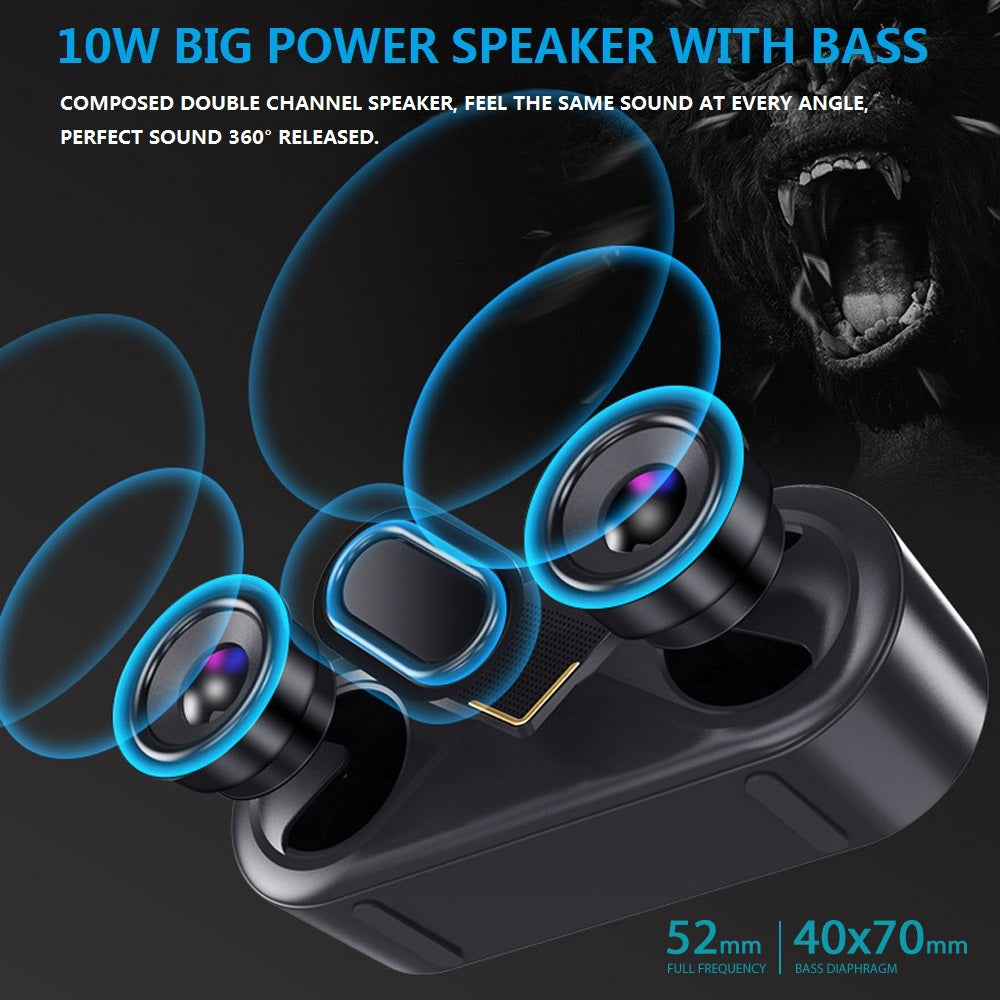 Premium Wireless Bluetooth Speaker — Dual Driver, Deep Bass & 6H Playtime — Eliza & Tuan