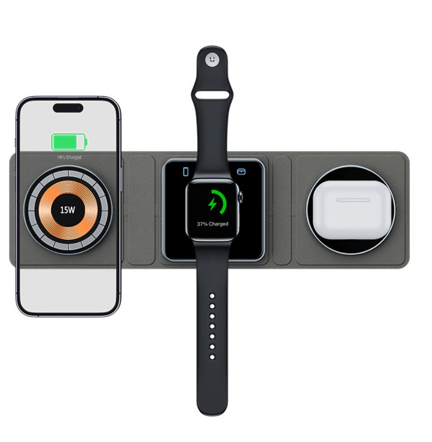 MagSafe Transparent 3-in-1 Wireless Charger — iPhone, Apple Watch & AirPods — Prime Trend Market