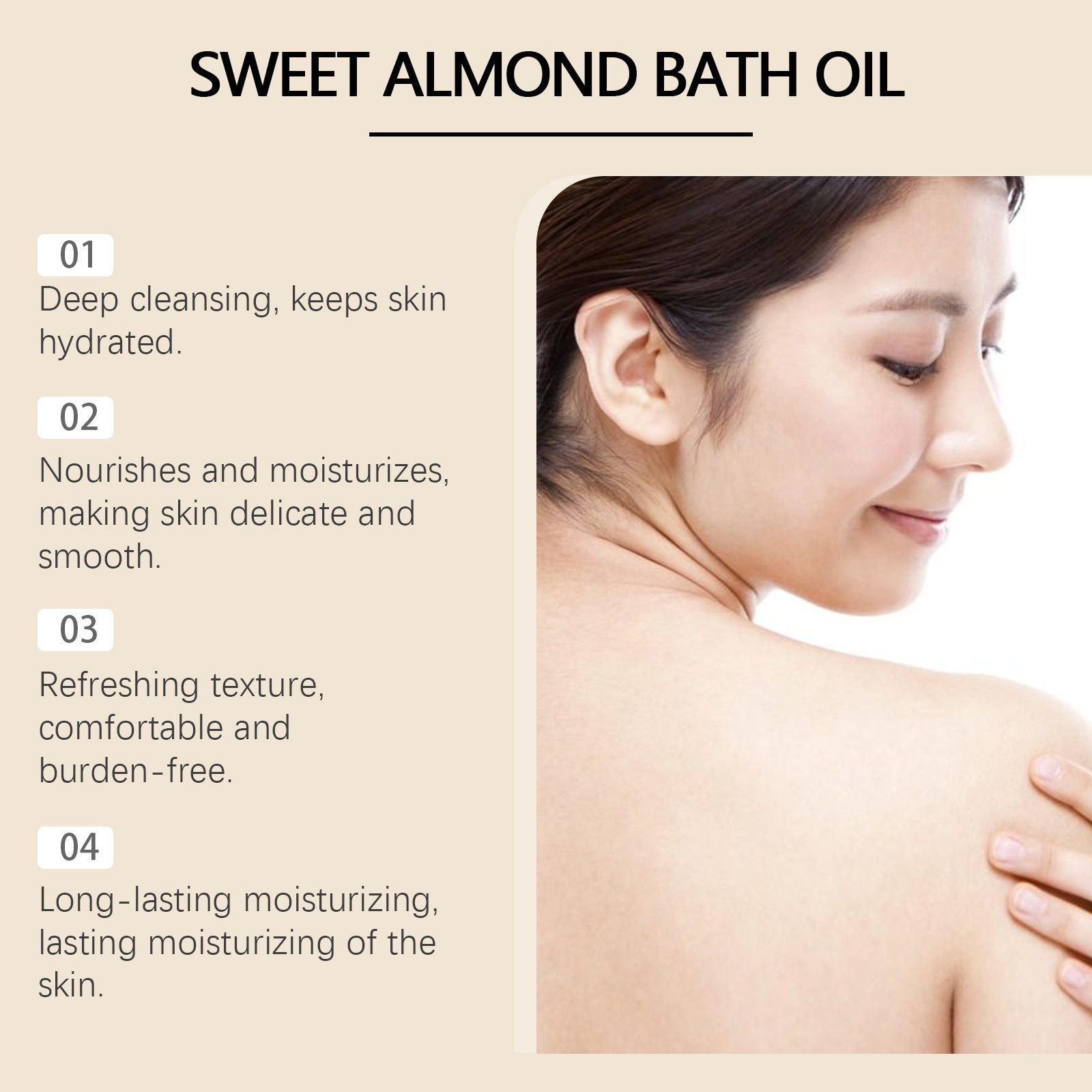 Luxury Daily Body & Skin Massage Oil — Almond & Olive Oil Nourishing Skin Care Formula 100ml — Prime Trend Market