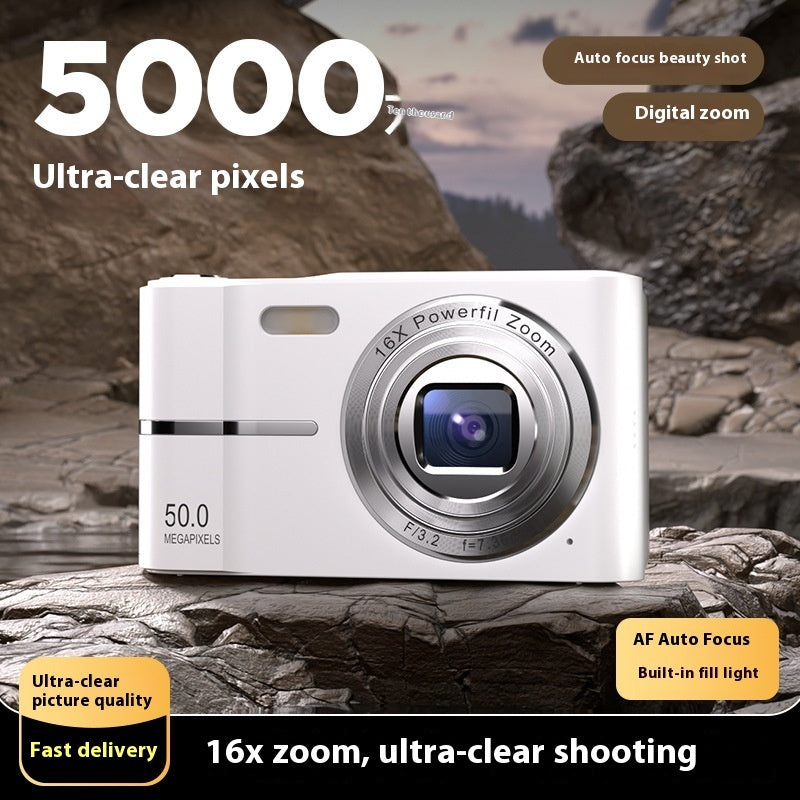 4K Mini Vlogging Camera for Students & Beginners — Pink, Green, Black & White — Prime Trend Market