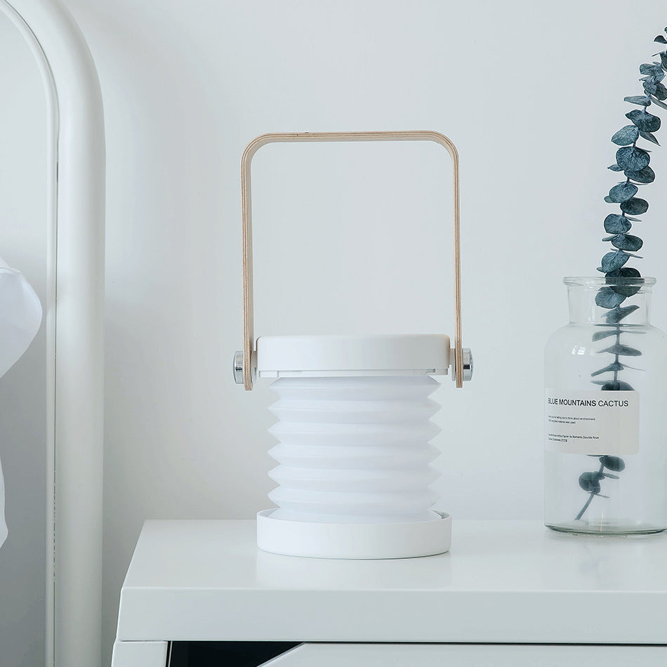 Foldable LED Lantern Night Light — Touch Dimmable Portable Table Lamp | USB Rechargeable Home Decor — Prime Trend Market