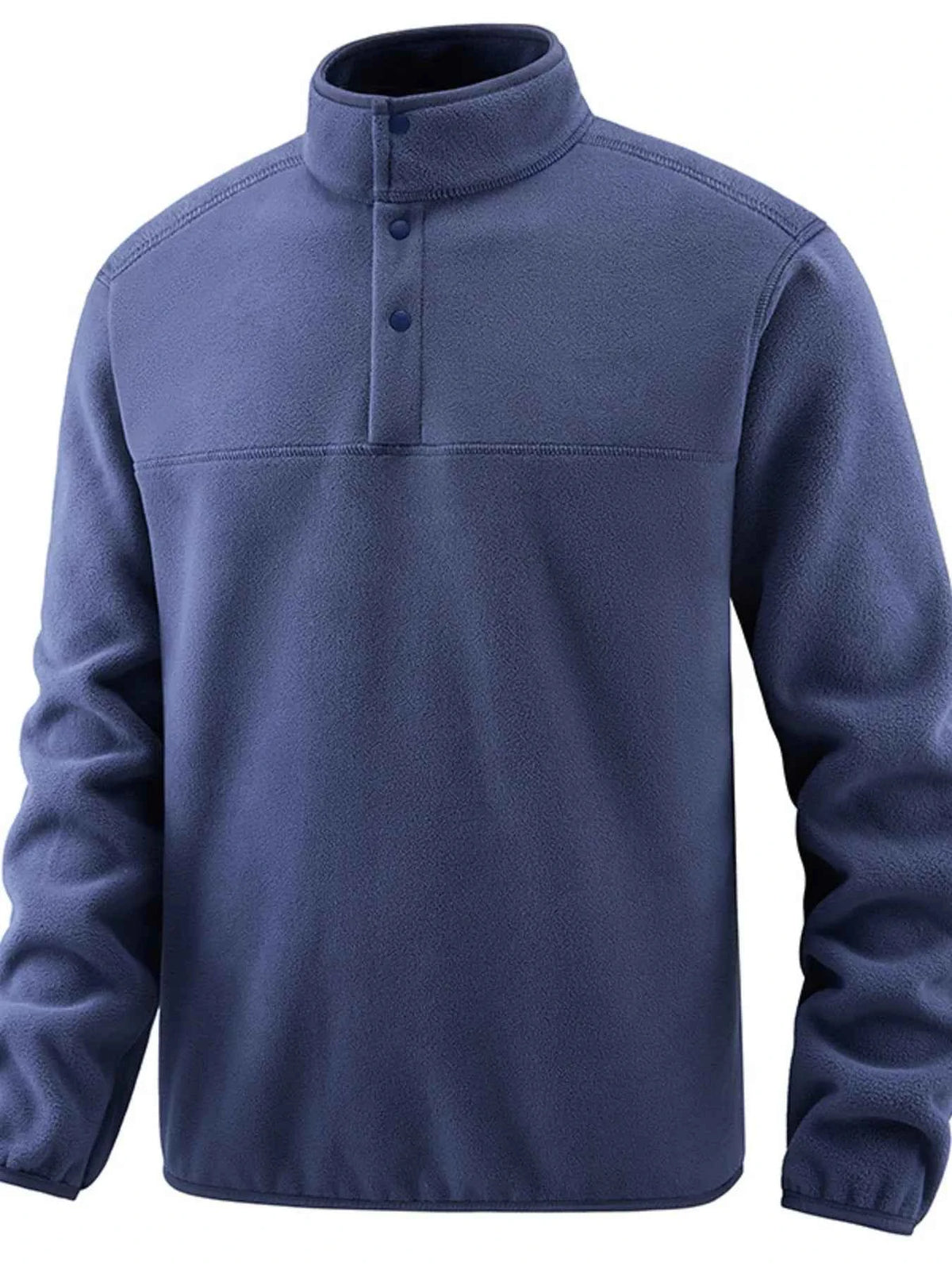 Men's Plus Size Fleece Turtleneck Long Sleeve Sweatshirt