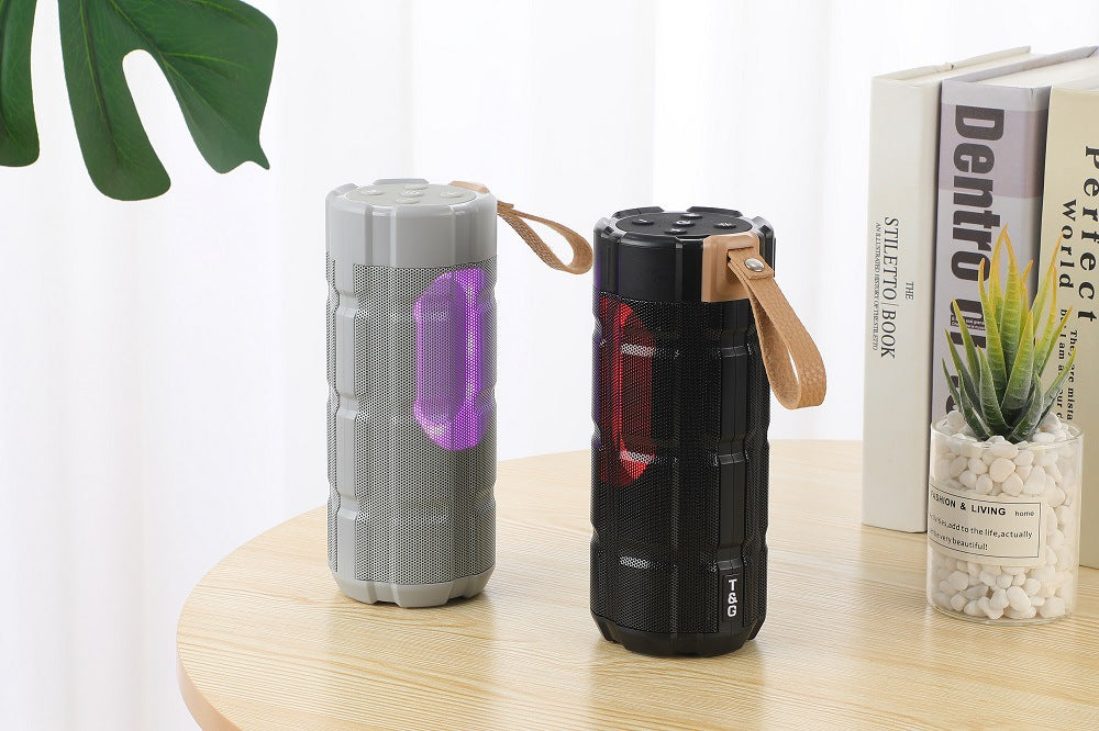 LED Wireless Bluetooth Speaker — RGB Glow, 10W Bass, 6Hr Battery & FM Radio — Eliza & Tuan
