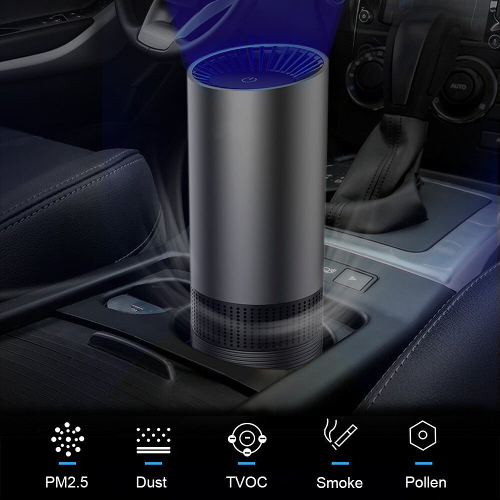 Car HEPA Air Purifier Ionizer | True HEPA 3-Stage Filter | PM2.5 Monitor | Auto Mode | 26dB — Prime Trend Market
