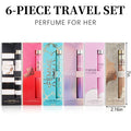 6pcs Women's Eau de Parfum Travel Set — 6 Unique Scents | Long-Lasting Fragrance Gift Set — Prime Trend Market