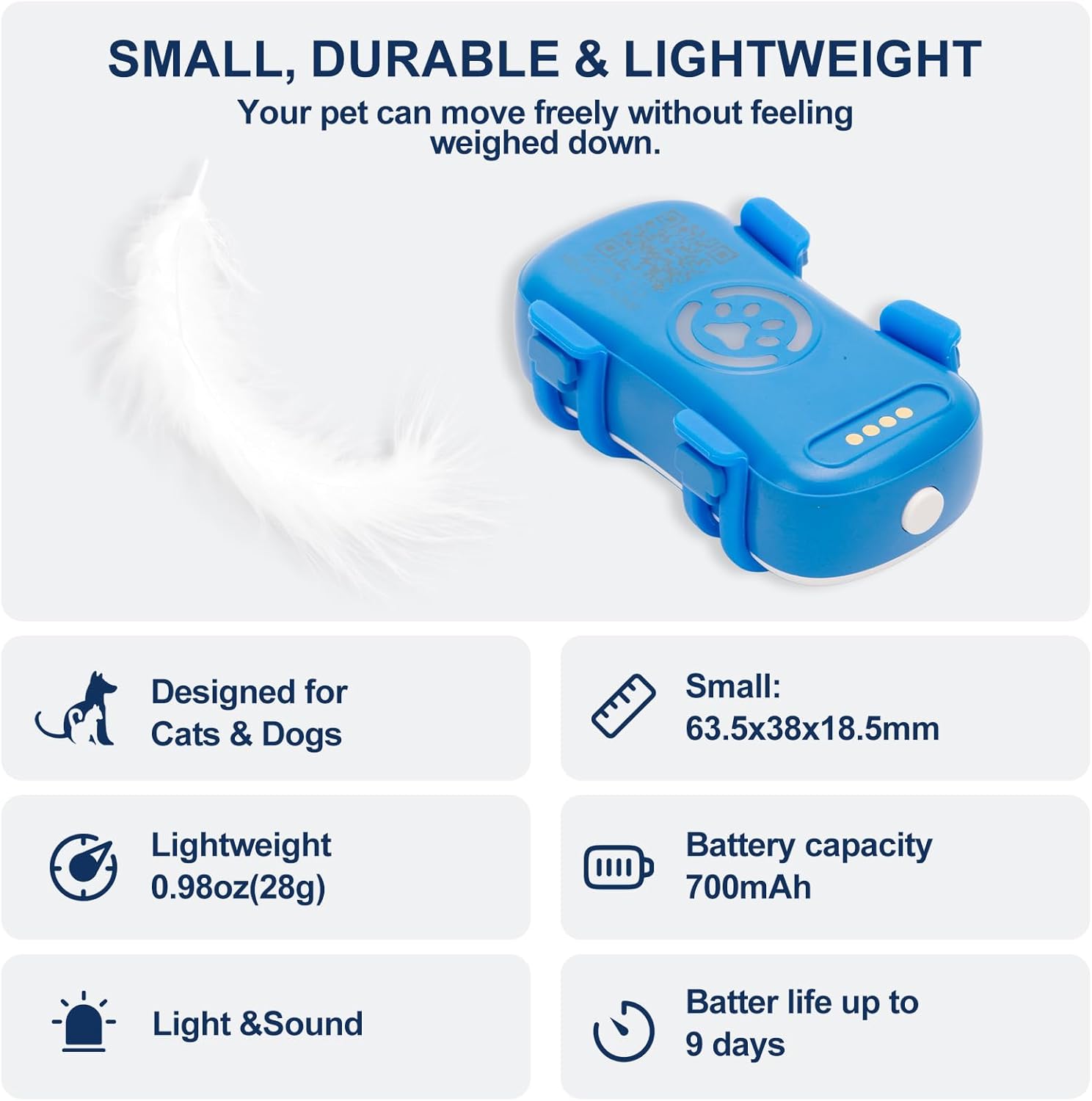 SmartPaw GPS Pet Tracker – Real-Time Anti-Lost Dog Collar Device with Geofence & Sound Alarm — Prime Trend Market