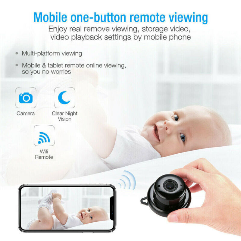 1080P WiFi Security Camera – 360° Fisheye Indoor Outdoor IR Night Vision Home CAM — Prime Trend Market