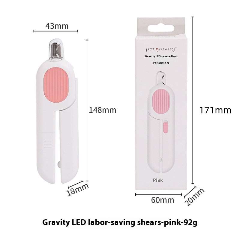 LED Cat Nail Clipper with Safety Light — Stress-Free Pet Grooming Tool — Prime Trend Market
