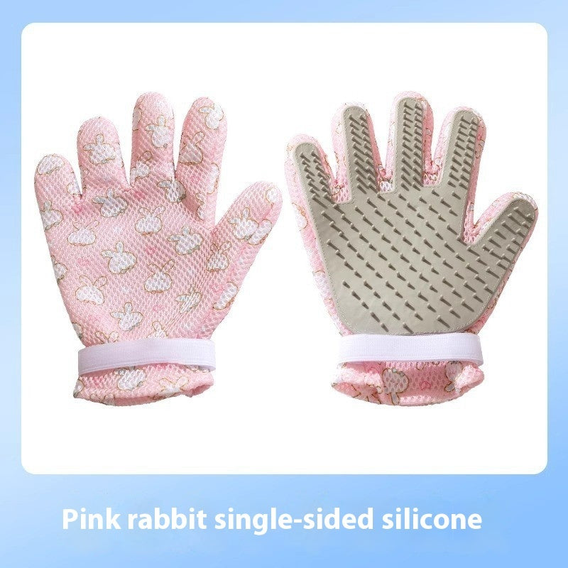 Double-Sided Pet Grooming Gloves — Cats & Dogs — Prime Trend Market