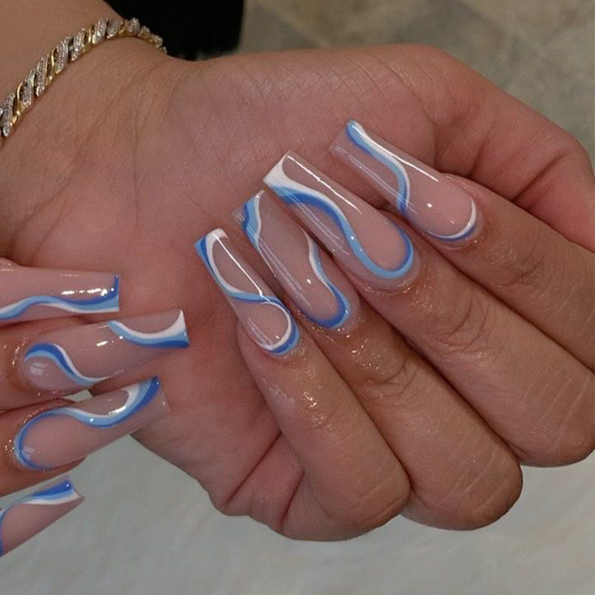 Soft Finish Wearable Press-On Nails — 5 Colors | Blue, Pink, Purple & More — Prime Trend Market